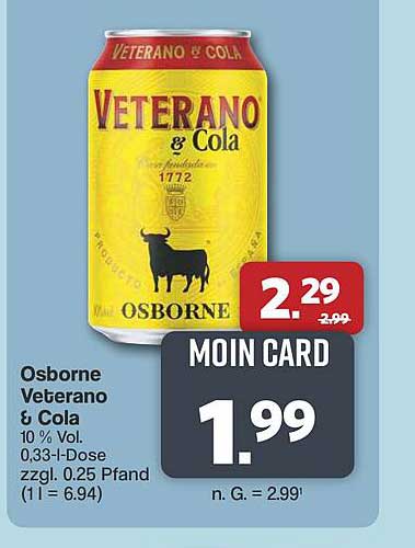 Osborne Veterano & Cola
