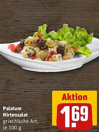 Palatum Hirtensalat griechische Art, je 100 g