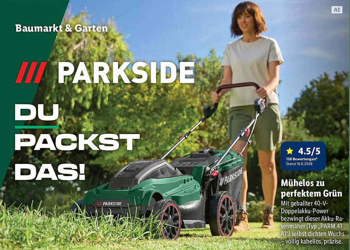PARKSIDE DU PACKST DAS!
