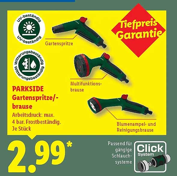 PARKSIDE Gartenspritze/-brause