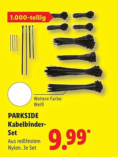 PARKSIDE Kabelbinder-Set