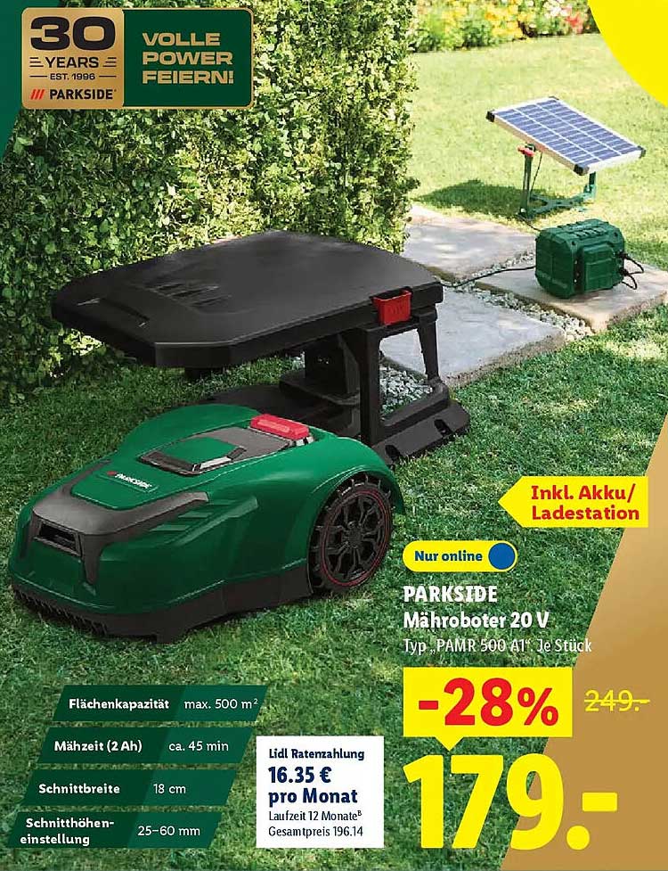 PARKSIDE Mähroboter 20 V