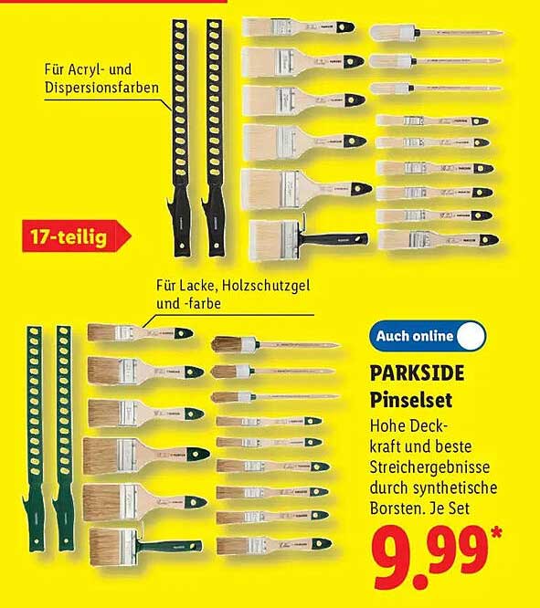PARKSIDE Pinselset