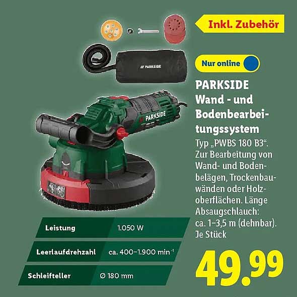 PARKSIDE Wand- und Bodenbearbeitungssystem