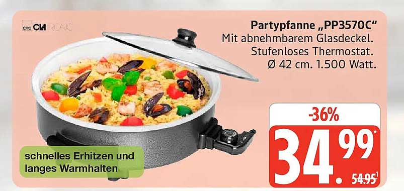 Partypfanne „PP3570C"
