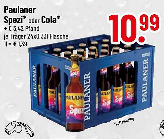 Paulaner Spezi* oder Cola*