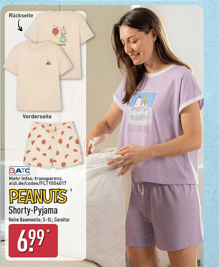 PEANUTS Shorty-Pyjama