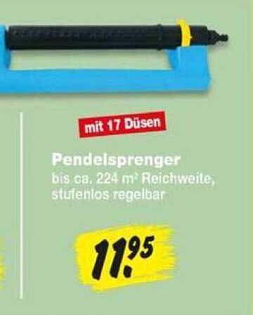 Pendelprenger mit 17 Düsen