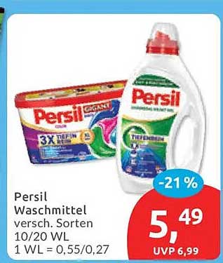 Persil Waschmittel versch. Sorten 10/20 WL