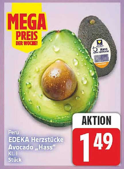 Peru EDEKA Herzstücke Avocado „Hass“ Kl. I Stück