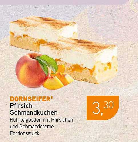 Pfirsich-Schmandkuchen