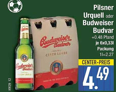 Pilsner Urquell oder Budweiser Budvar