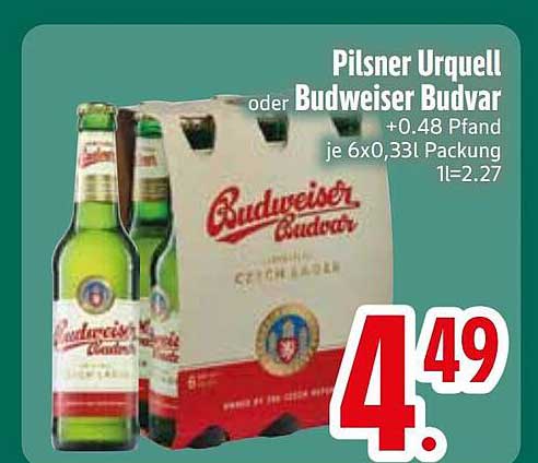 Pilsner Urquell oder Budweiser Budvar
