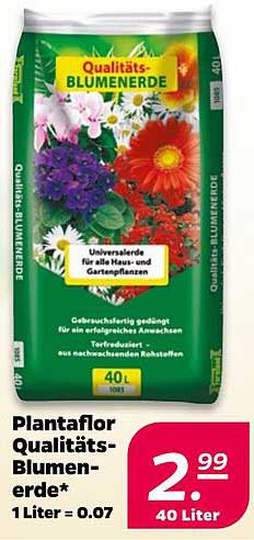 Plantaflor Qualitäts-Blumenerde*