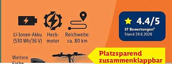Platzsparend zusammenklappbar