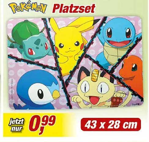 Pokémon Platzset