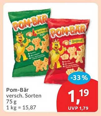 Pom-Bär versch. Sorten 75 g