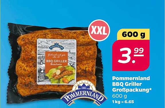 Pommerland BBQ Griller Großpackung*