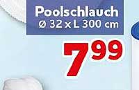 Poolschlauch Ø 32 x L 300 cm