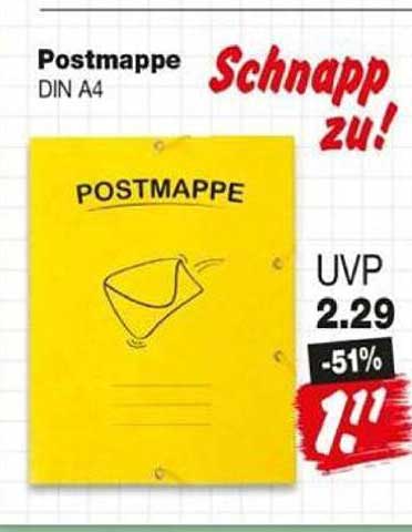 Postmappe DIN A4