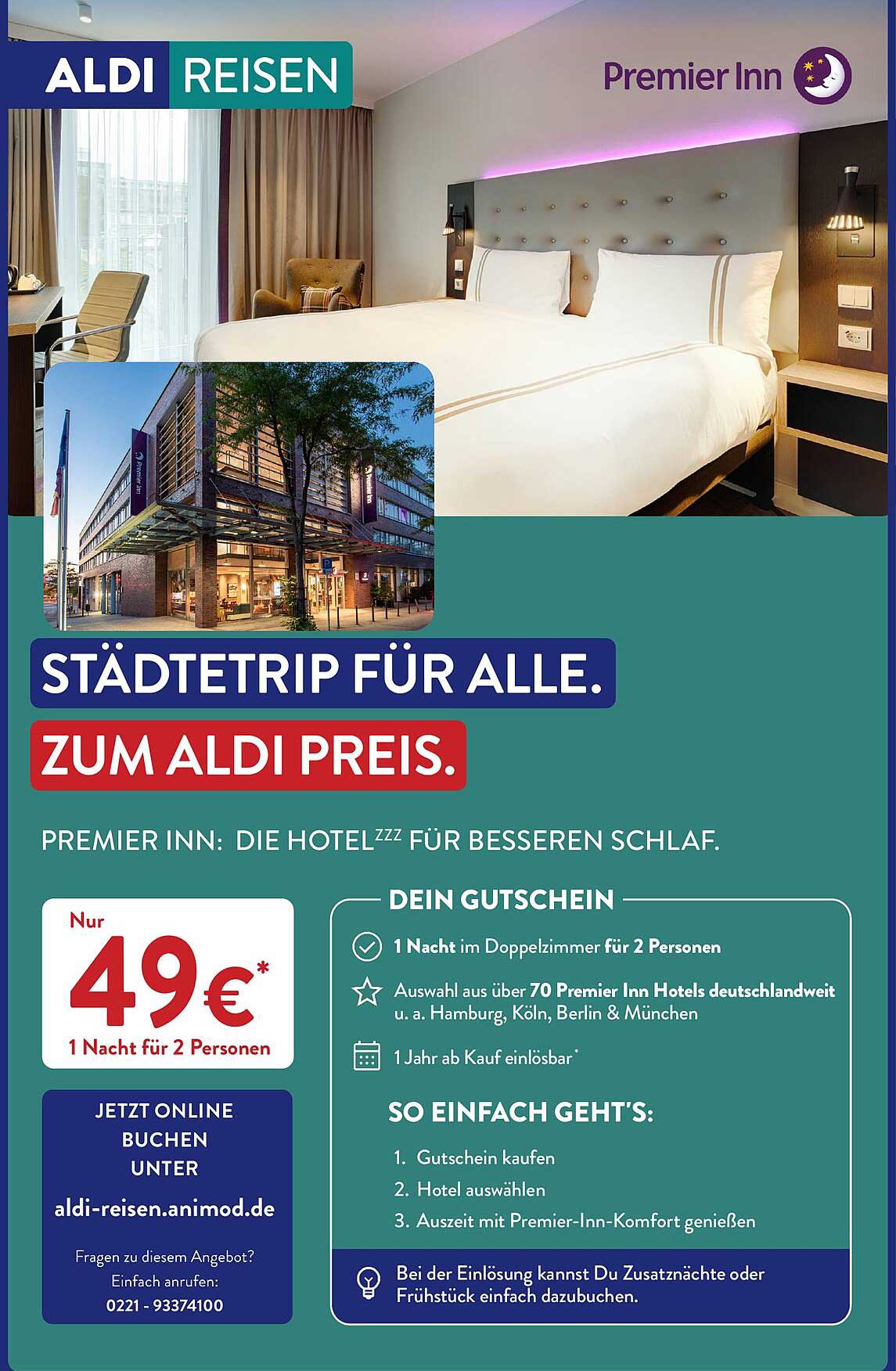 Premier Inn: die Hotelzzz für besseren Schlaf.