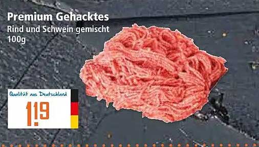 Premium Gehacktes Rind und Schwein gemischt 100g