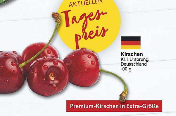 Premium-Kirschen in Extra-Größe