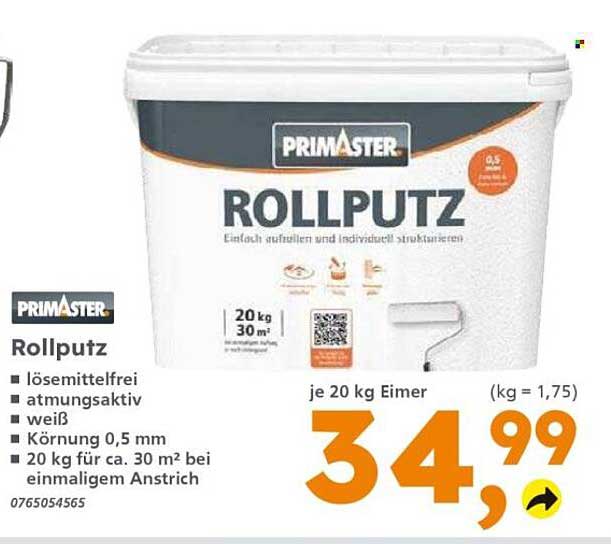 PRIMASTER Rollputz