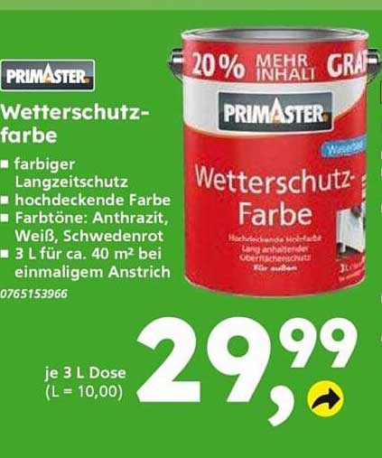 PRIMASTER Wetterschutz-farbe