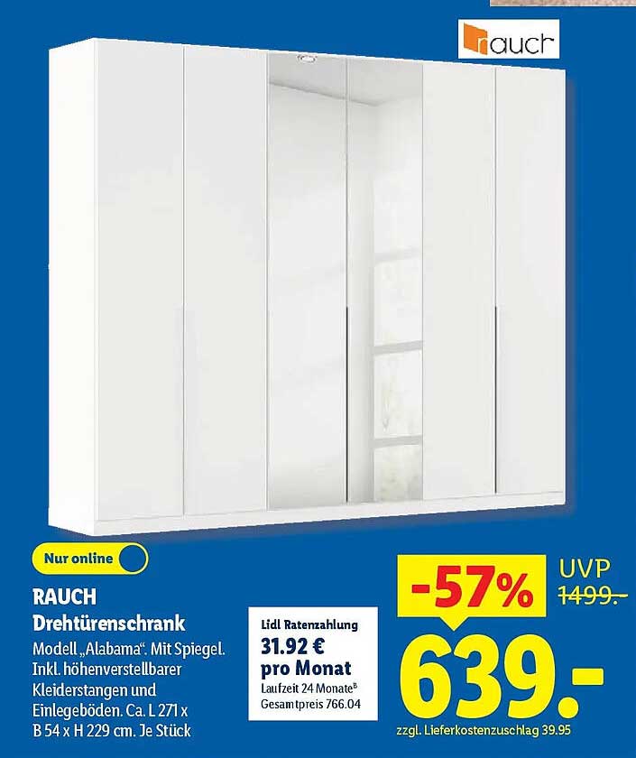 RAUCH Drehtürenschrank