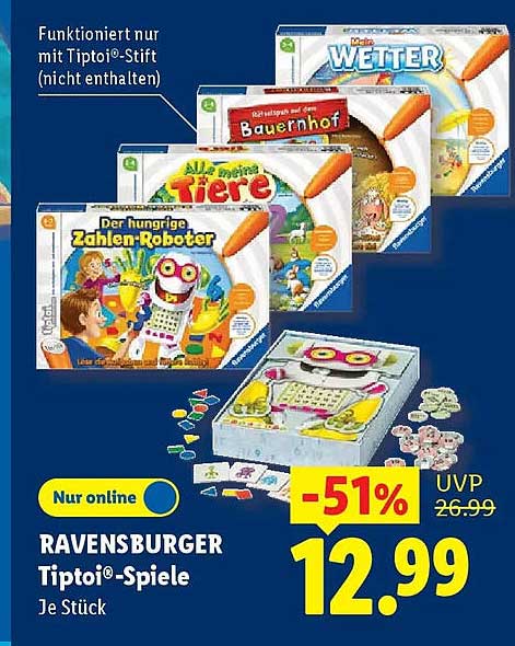 RAVENSBURGER Tiptoi®-Spiele