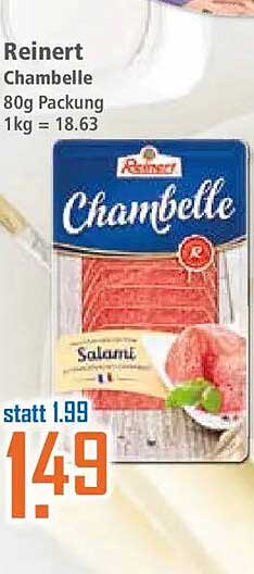 Reinert Chambelle 80g Packung