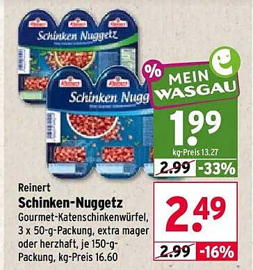 Reinert Schinken-Nuggetz