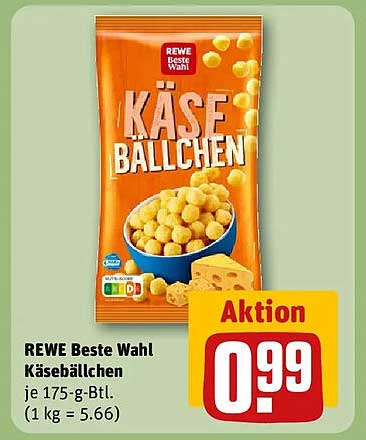 REWE Beste Wahl Käsebällchen