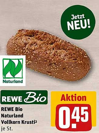 REWE Bio Naturland Vollkorn Krusti² je St.