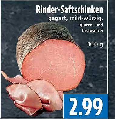 Rinder-Saftschinken