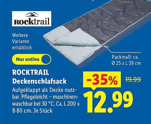 ROCKTRAIL Deckenschlafsack