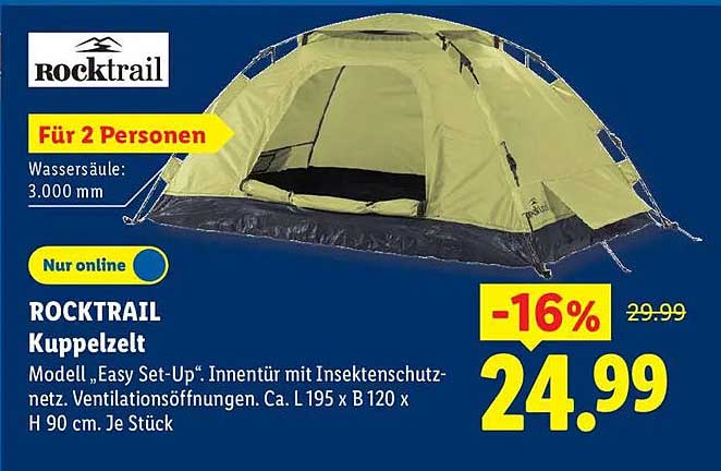 ROCKTRAIL Kuppelzelt