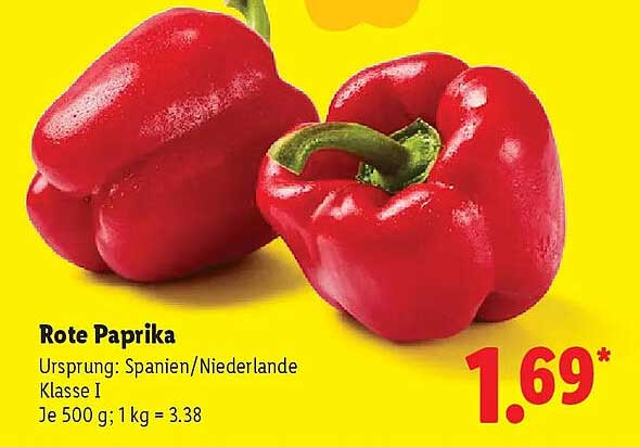 Rote Paprika
