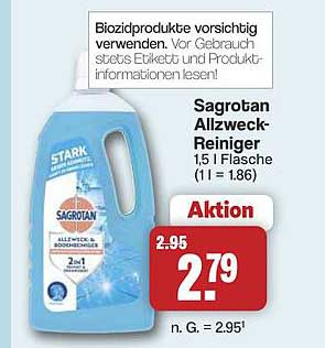 Sagrotan Allzweck-Reiniger 1,5 l Flasche (1 l = 1.86)