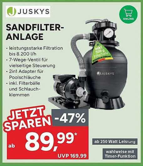 SANDFILTER-ANLAGE