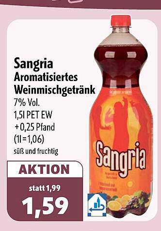 Sangria Aromatisiertes Weinnischgetränk
