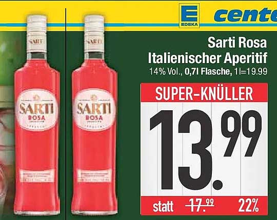 Sarti Rosa Italienischer Aperitif