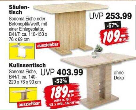 Säulentisch