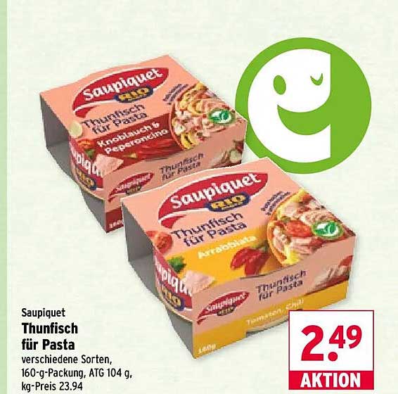 Saupiquet Thunfisch für Pasta