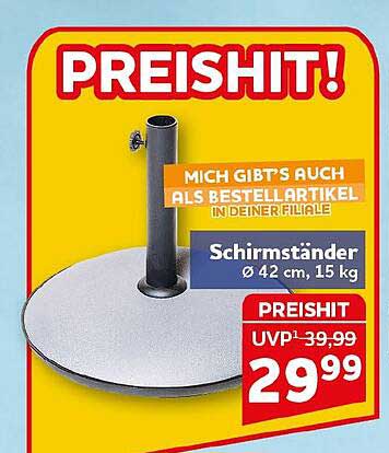 Schirmständer Ø 42 cm, 15 kg