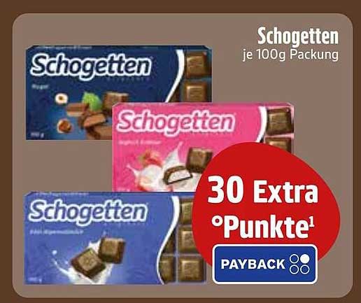 Schogetten je 100g Packung