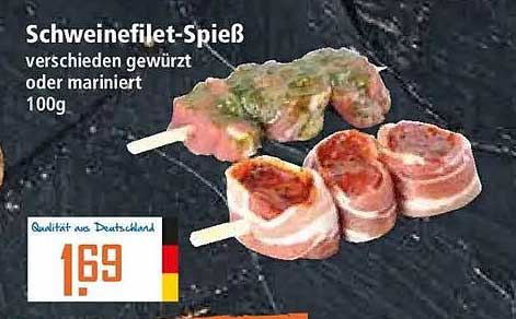 Schweinefilet-Spieß