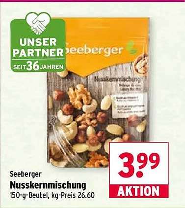 Seeberger Nusskernmischung