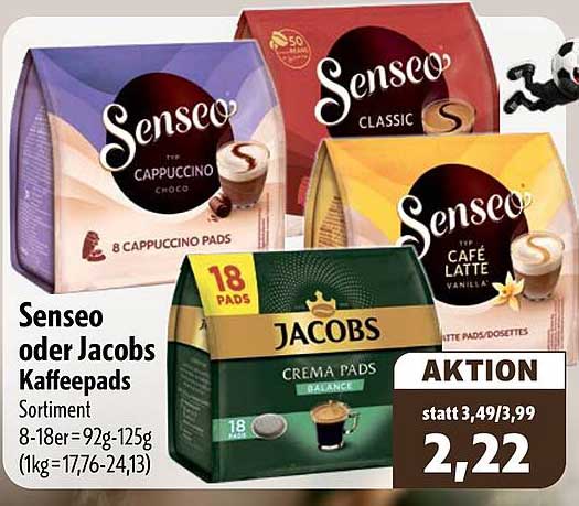 Senseo oder Jacobs Kaffeepads